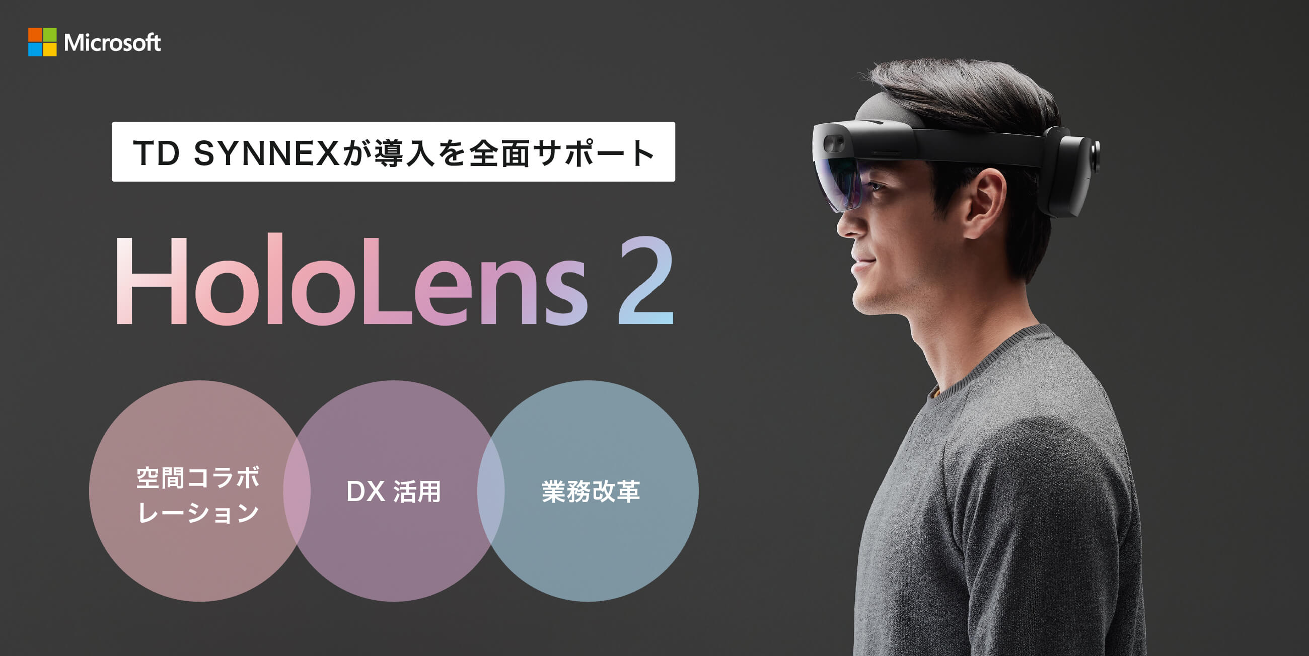 TD SYNNEXが導入を全面サポート HoloLens 2 空間コラボレーション DX活用 業務改革