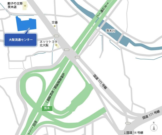 シネックスインフォテック株式会社　大阪流通センター　アクセス
