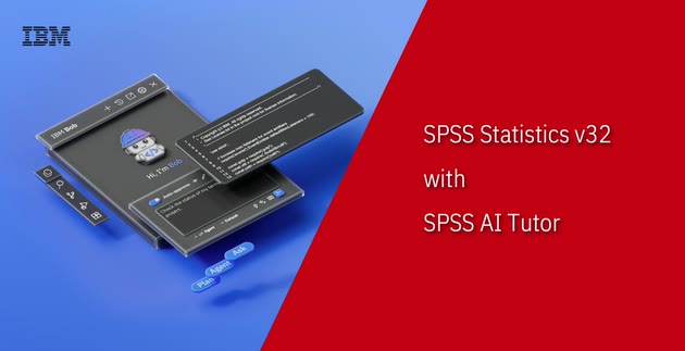 歴史あるSPSSと連携し統計分析を身近にする「SPSS AI Tutor」「IBM Bob」をご紹介