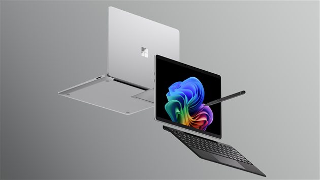 ビジネス向けMicrosoft Surface Copilot+ PCの展示