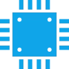 マイクロチップのアイコン